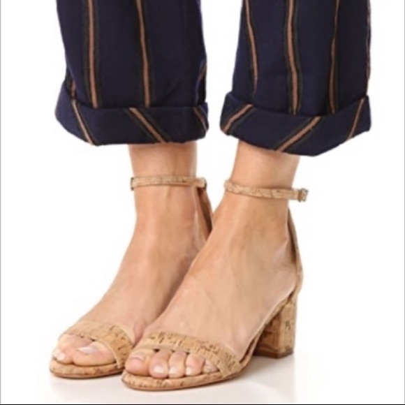 Schutz Cork Chimes Heels - Picture 4 of 5